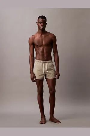 Calvin Klein Bañador corto con cordón - CK Monogram
