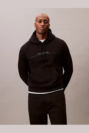 Calvin Klein Sudadera de talla grande con capucha y logo