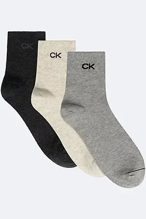Calvin Klein Pack de 3 calcetines de algodón peinado suave
