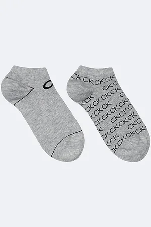Calvin Klein Pack de 2 calcetines tobilleros de algodón peinado suave con logo