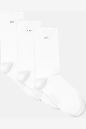 Calvin Klein Pack de 3 calcetines de algodón peinado suave con borde enrollado