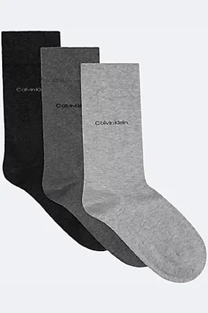 Calvin Klein Pack de 3 calcetines de algodón peinado suave
