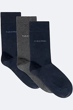 Calvin Klein Pack de 3 calcetines de algodón peinado suave