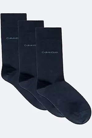 Calvin Klein Pack de 3 calcetines de algodón peinado suave