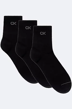 Calvin Klein Pack de 3 calcetines de algodón peinado suave