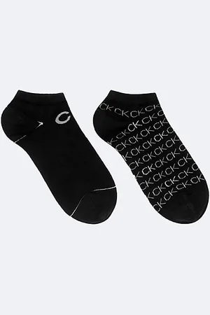 Calvin Klein Pack de 2 calcetines tobilleros de algodón peinado suave con logo