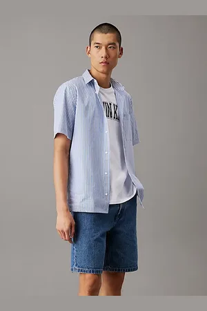 Calvin Klein Camisa de mangas cortas a rayas