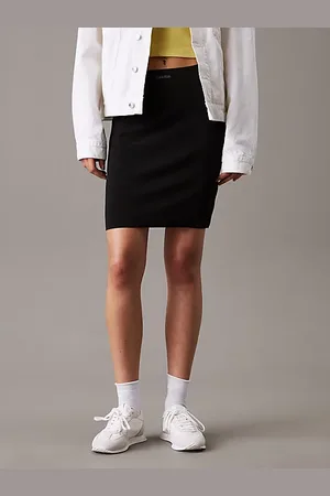 Calvin Klein Minifalda slim de punto elástico