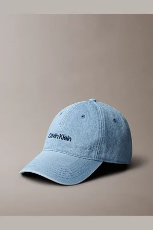 Calvin Klein Gorra denim con logo