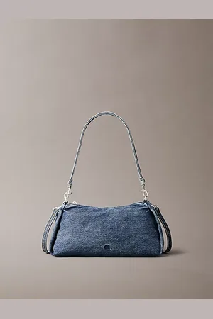 Calvin Klein Bolso pequeño de hombro denim