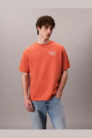 Calvin Klein Camiseta holgada con logo gráfico con letras