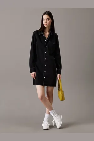 Calvin Klein Vestido camisero ajuste entallado