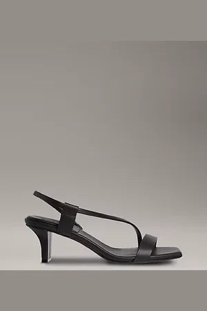 Calvin Klein Sandalias de piel con tacón