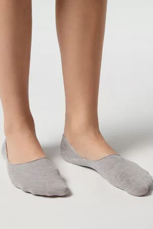 Calcetines invisibles de algodón con brillos - Calzedonia