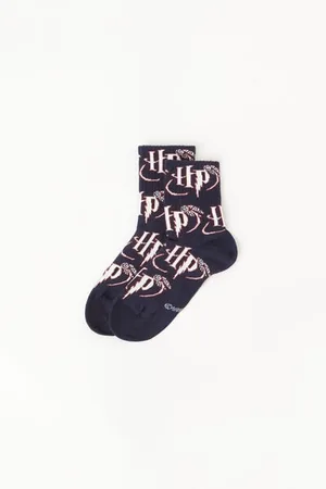 Calcetines Cortos Harry Potter con Glitter - Calcetines cortos