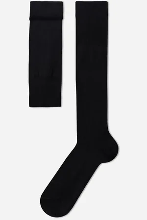Calzedonia Calcetines Largos de Hombre en Hilo de Escocia Hombre Tamaño 12M
