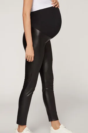 Calzedonia Leggings Efecto Piel Premamá Mujer Tamaño S