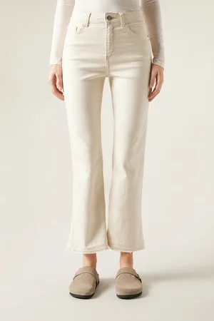 Calzedonia Vaqueros Acampanados Cropped Mujer Tamaño M