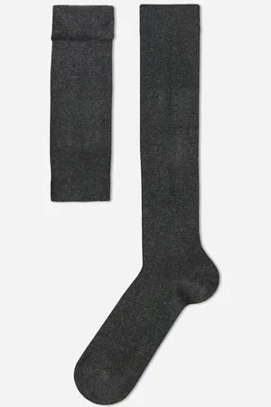 Calzedonia Calcetines Largos de Hombre con Cashmere Hombre Tamaño 46-47