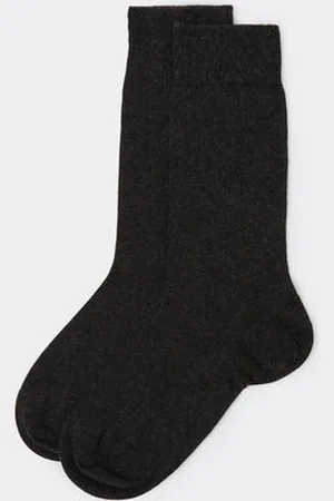 Calzedonia Calcetines Cortos de Hombre con Cashmere Hombre Tamaño 42-43