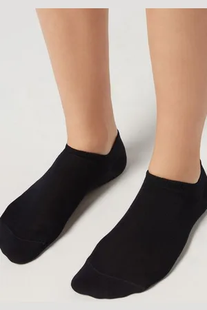 Calzedonia Calcetines Tobilleros Unisex de Algodón Hombre Tamaño 37-39