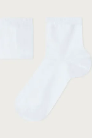 Calzedonia Calcetines para niños de algodón cortos transpirables Unisex Tamaño 8
