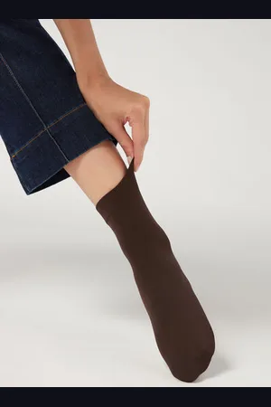 Calzedonia Calcetines 50 Denier de Tacto Suave Mujer Tamaño TU