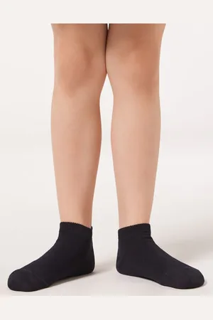 Calzedonia Calcetines Tobilleros de Algodón Ligero para Niños Unisex Tamaño 4