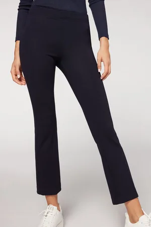 Calzedonia Leggings Cropped Flare Mujer Tamaño M