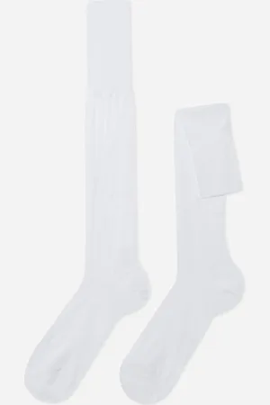 Calzedonia Calcetines Largos de Hombre en Hilo de Escocia Hombre Tamaño 11M