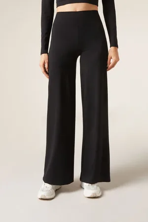 Calzedonia Legging Palazo Tejido Soft Mujer Tamaño S