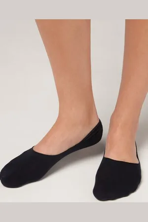Calzedonia Calcetines pinkies unisex de algodón Mujer Tamaño 44-45