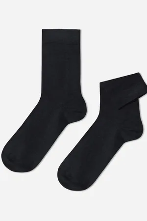 Calzedonia Calcetines Cortos de Hombre en Lana y Algodón Hombre Tamaño 40-41