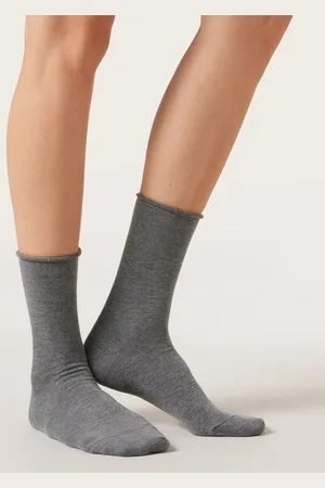 Calzedonia Calcetines cortos con cachemira Mujer Tamaño 39-41