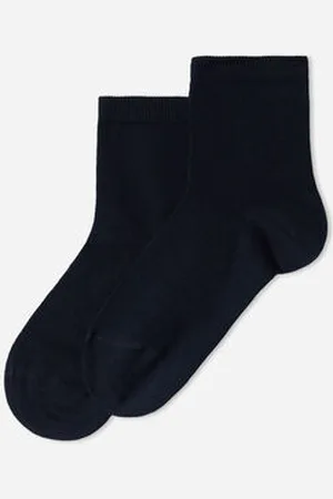 Calzedonia Calcetín corto algodón ligero para niños Unisex Tamaño 28-30