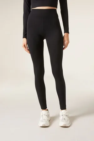 Calzedonia Legging Palazzo Tejido Soft Mujer Tamaño S
