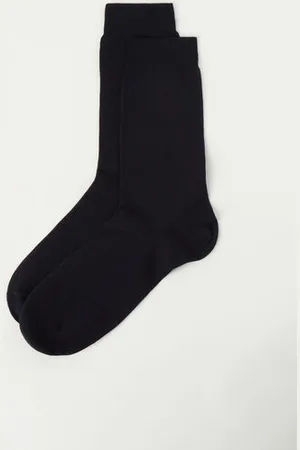 Calzedonia Calcetines Cortos en Algodón Cálido de Hombre Hombre Tamaño 44-45