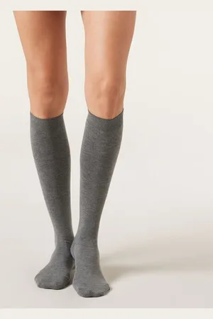 Calzedonia Calcetines largos con cachemira Mujer Tamaño 36-38