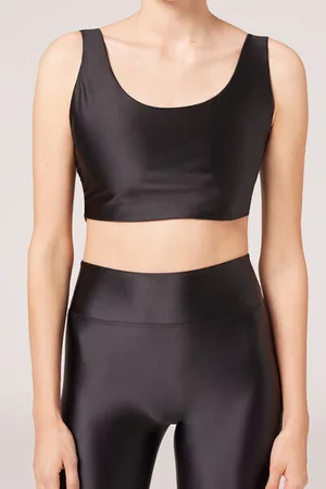 Calzedonia Top Sin Costuras Súper Brillante Mujer Tamaño M/L