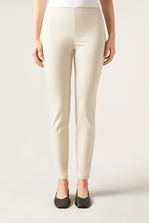 Calzedonia Leggings de Denim Skinny de Cintura Alta Mujer Tamaño S