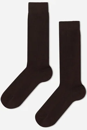 Calzedonia Calcetines Largos de Algodón de Niño Unisex Tamaño 4