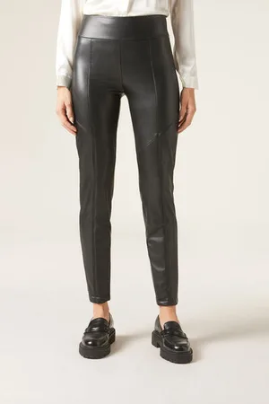 Calzedonia Leggings Térmicos Efecto Piel Mujer Tamaño M