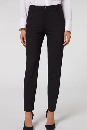 Calzedonia Leggings Cinco Bolsillos Punto Milano Mujer Tamaño S
