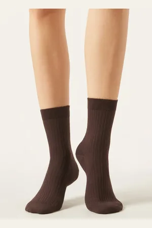 Calzedonia Calcetines Cortos con Cashmere Mujer Tamaño 39-41