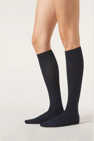 Calzedonia Calcetines largos con cachemira Mujer Tamaño 36-38