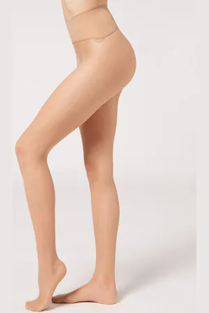 Calzedonia Pantis Transparentes sin Costuras 20 Deniers Mujer Tamaño XL