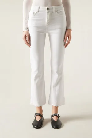 Calzedonia Vaqueros Acampanados Cropped Mujer Tamaño M