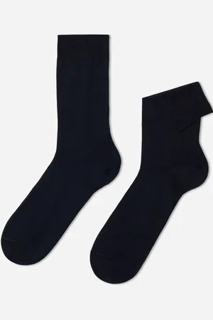 Calzedonia Calcetines Hombre con Hilo de Escócia Hombre Tamaño 10