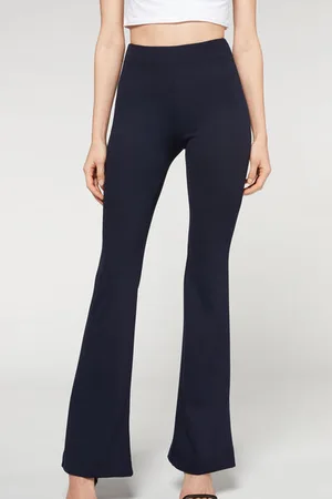 Calzedonia Leggings Acampanados Mujer Tamaño L