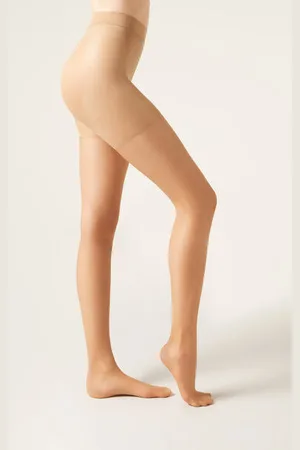 Calzedonia Pantis Transparentes 15 Deniers Strong Sculpt Mujer Tamaño 2